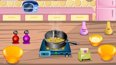 女孩游戏烹饪快餐截图3