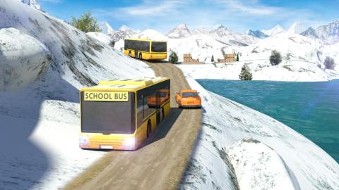 School Bus: Up Hill Driving截图5