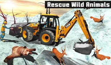 Off road Heavy Excavator Animal Rescue Helicopter截图2
