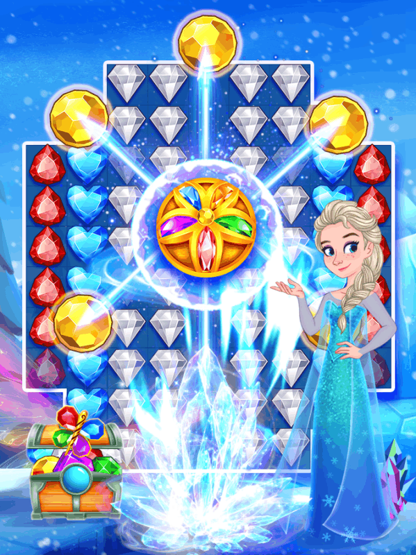 珠宝明星：魔法冰冻女王截图1