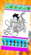 dragon goku coloring vegeta ball of manga by fans截图5