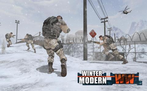 Rules of Modern World War Winter FPS Shooting Game截图5