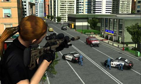 Street Bank Robbery 3D - best assault game截圖2