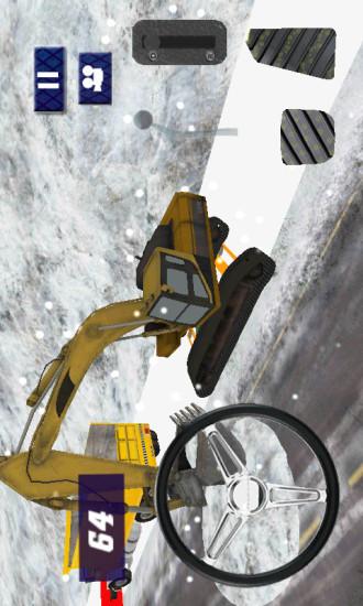 雪地挖掘机救援截图3