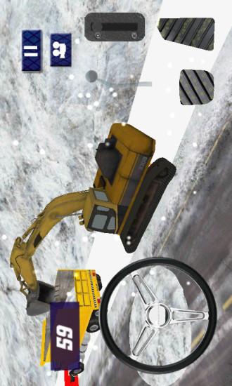 雪地挖掘机救援截图1