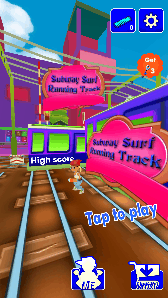 Subway Surf Running Track截图5