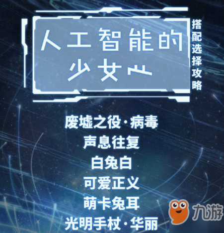 《奇迹暖暖》人工智能的少女心搭配推荐 人工智能的少女心怎么搭配