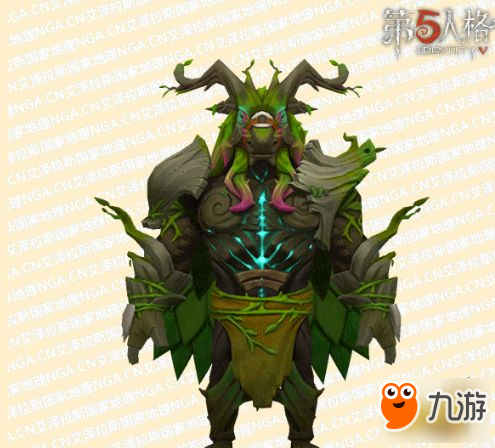 《第五人格》鹿头狼人皮肤曝光 鹿头紫皮图片展示