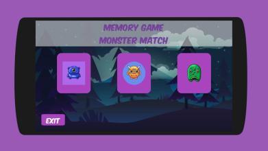 Memory Game - Monsters Cute截图