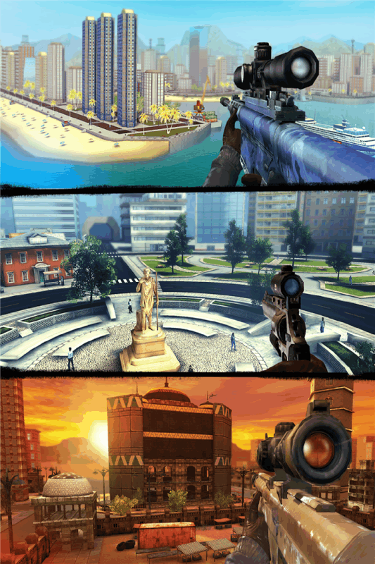 Sniper 3D Assassin：免费游戏截图1