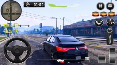 City Driving Renault Car Simulator截图2