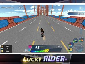 Lucky Rider - Crazy Moto Racing Game截图3