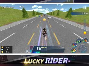 Lucky Rider - Crazy Moto Racing Game截图2