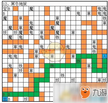 《想不想修真》冥界圖12攻略 冥冬地獄的通關路線分享