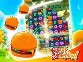 Crush The Burger ! Deluxe Match 3 Game截图
