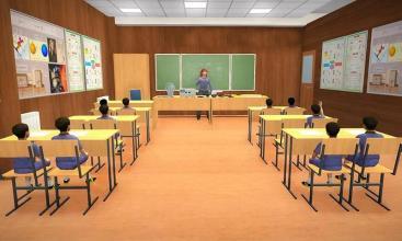 Virtual Mom School Teacher Life Simulator截图1