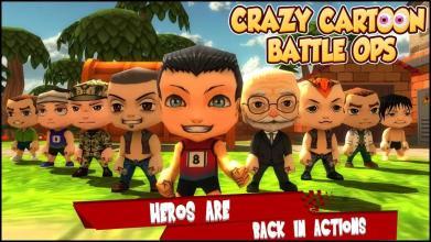 Crazy Cartoon Battle : Shooting OPS截图1