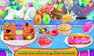 Ice Cream Rolls Maker - Rainbow Sanwich Food Stall截图1