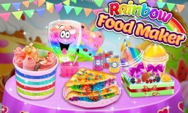 Ice Cream Rolls Maker - Rainbow Sanwich Food Stall截图