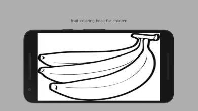 Coloring book for kids (fruits)截图