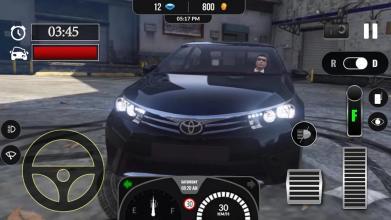 Car Traffic Toyota Corolla Racer Simulator截图1
