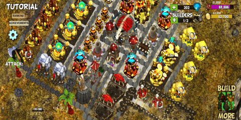 ☣️ Clash Of Orcs ⛺️ City Building Defense War TD截图5