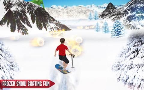 雪 溜冰 冒险 雪 游戏截图3