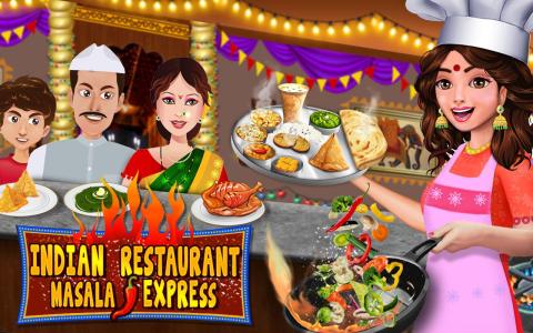 印度食品餐厅厨房故事烹饪游戏截图1