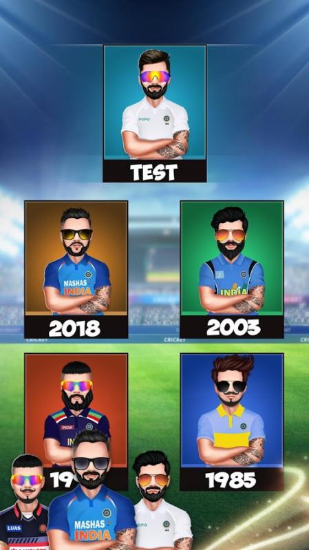 Virat Kohli Cricket Dressup Salon截图3