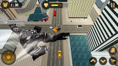 黑豹超级英雄战场：城市生存游戏截图1