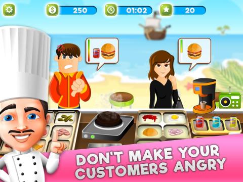 美食广场 - 顶级厨师烹饪热潮游戏截图3