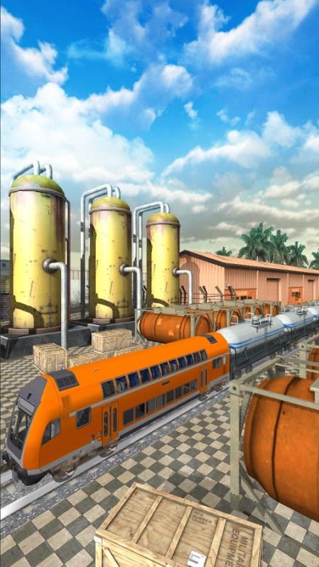 Oil Train Simulator - Free Train Driver截图2