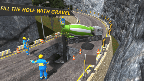 上山公路建设：道路建设模拟截图3
