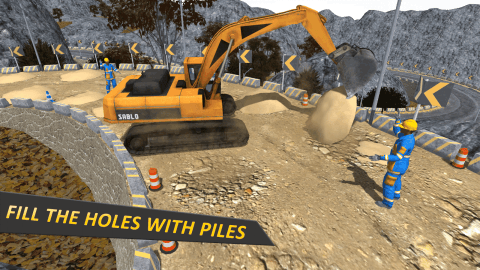上山公路建设：道路建设模拟截图1