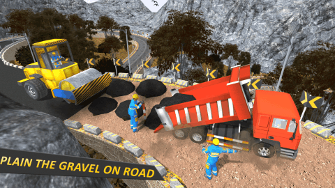 上山公路建设：道路建设模拟截图