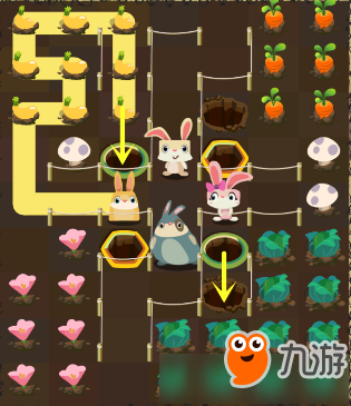 《patchmania兔子复仇记》穿过大火第21关图文攻略