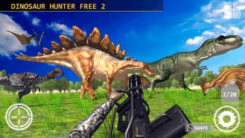 Dinosaur Hunter Free 2截图2