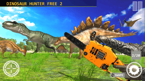 Dinosaur Hunter Free 2截图1