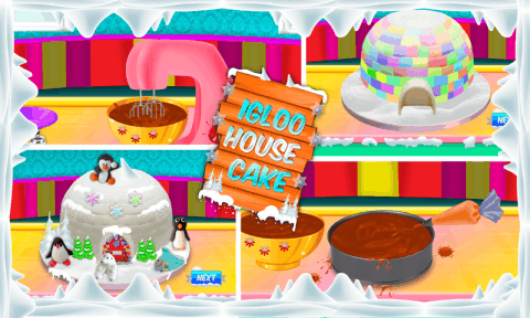 冰屋蛋糕制作游戏！新时尚甜点截图4
