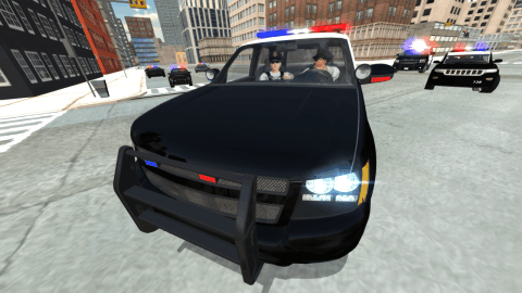 Cop Car Police Chase Driving截图2