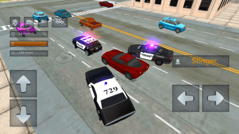 Cop Car Police Chase Driving截图