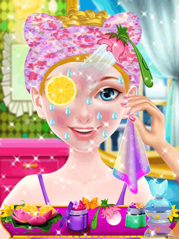 Flower Girl - Princess Makeup Salon Games截图2