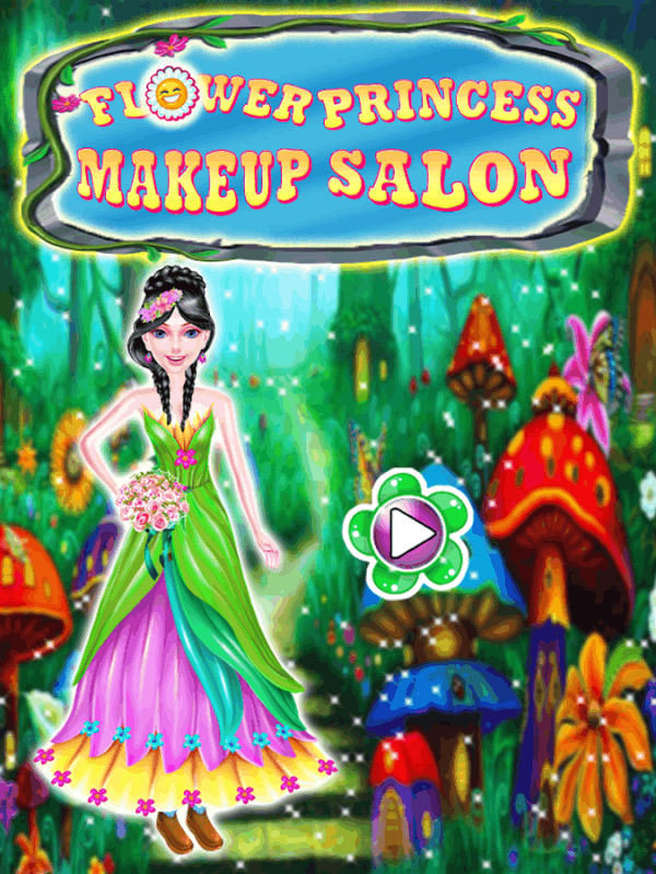 Flower Girl - Princess Makeup Salon Games截图