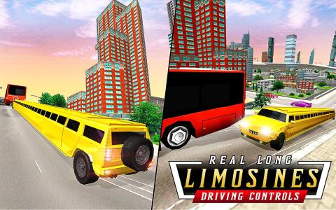 Luxury Limo Taxi Driver City : Limousine Driving截图2