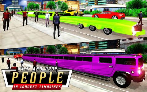 Luxury Limo Taxi Driver City : Limousine Driving截图1