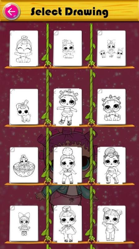 Coloring Pages for Surprise Dolls截图3