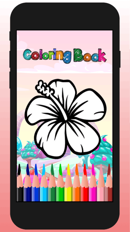 Coloring Book Flowers New 2018截图