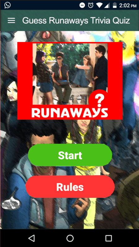 Guess Runaways Trivia Quiz截圖