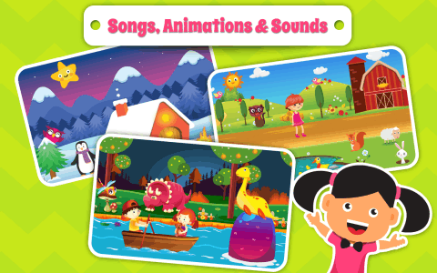 Nursery Rhymes Songs & Kids Puzzle Games Free截图1