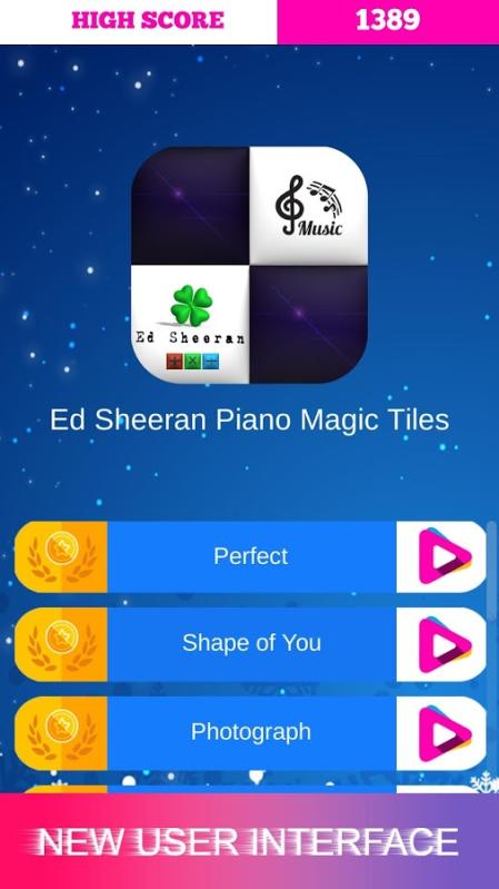 Ed Sheeran Piano Magic Tiles截图